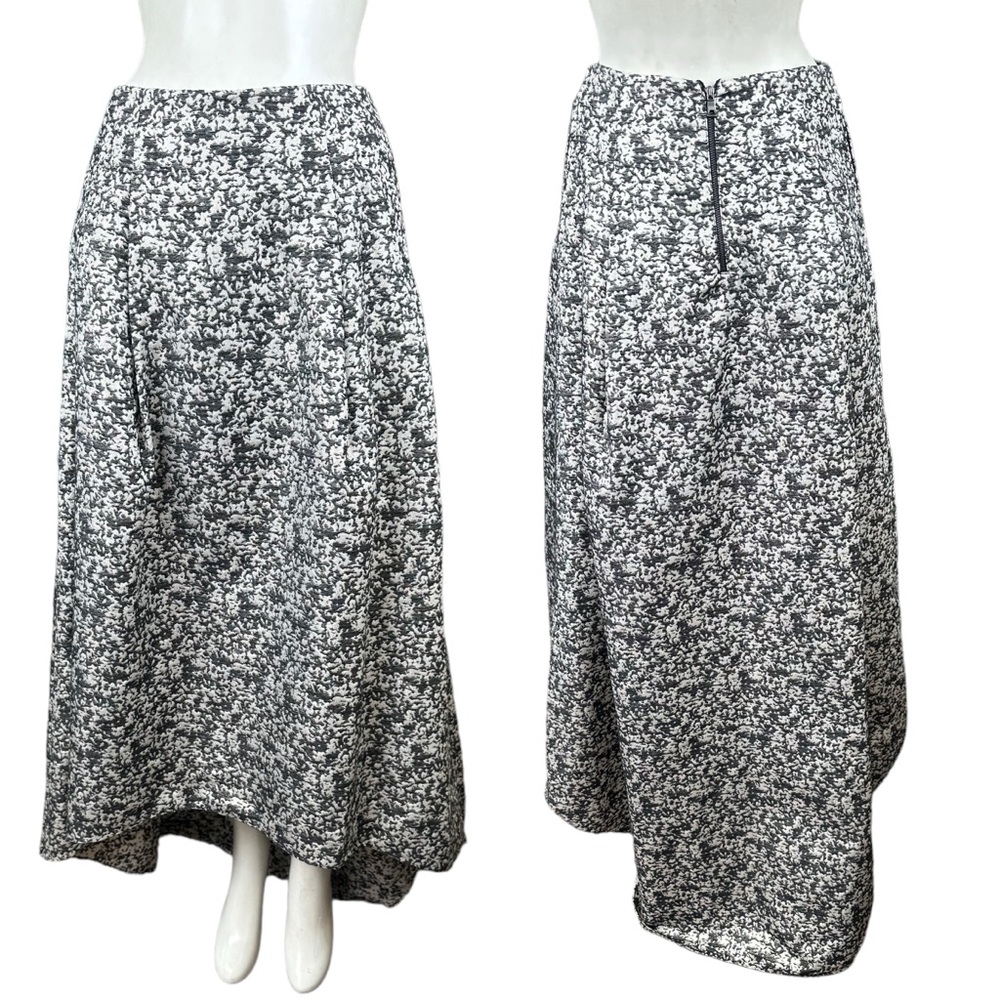 NOIR By Sachin + Babi Silver & Black Formal Maxi Skirt Size 0